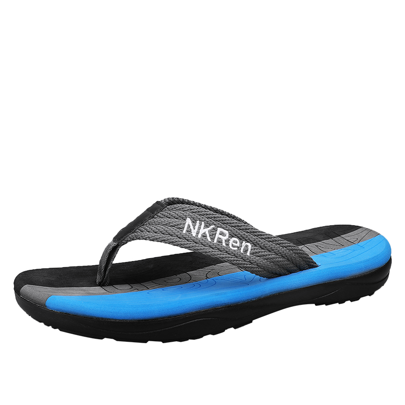 Summer webbed flip-flops large size men's slippers