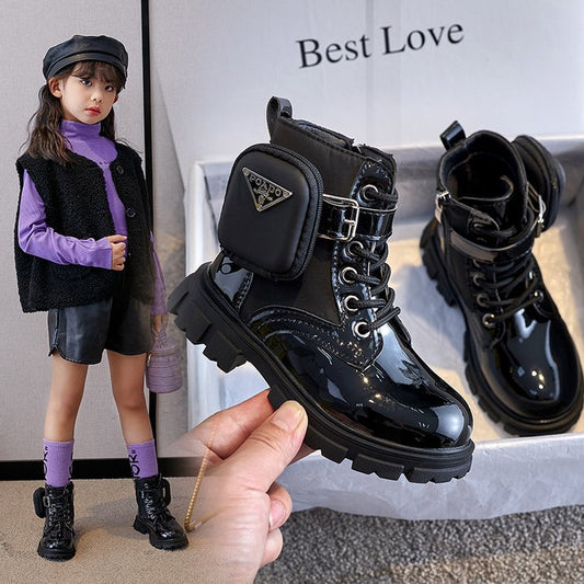 Girl's Poado Chelsea Midi Boots