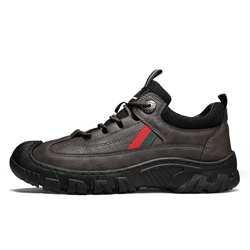 Men's Low Cut Leather Hiking Shoes