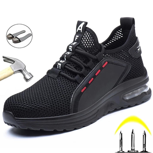 Men's Work Safety Shoes Anti-smashing Steel Toe Cap
